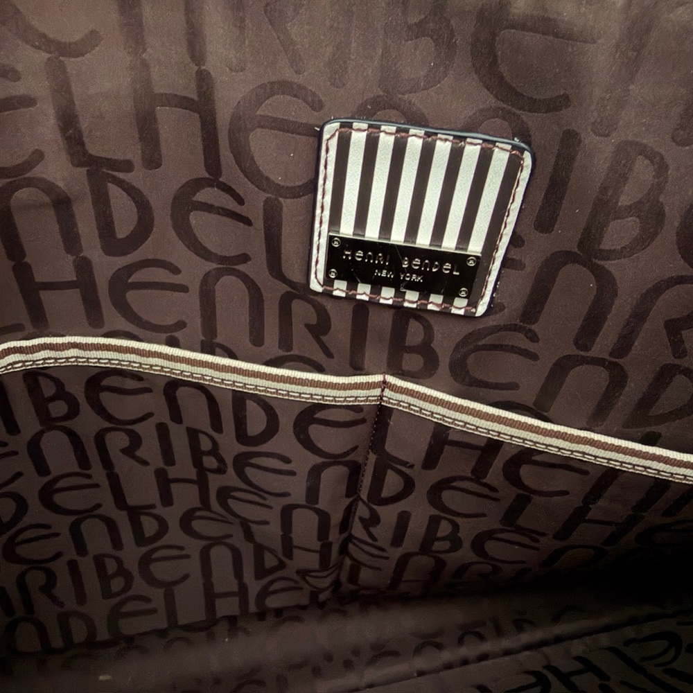 Henri Bendel Gray Satchel Silver Laptop/ Briefcase and COA - Picture 5 of 7